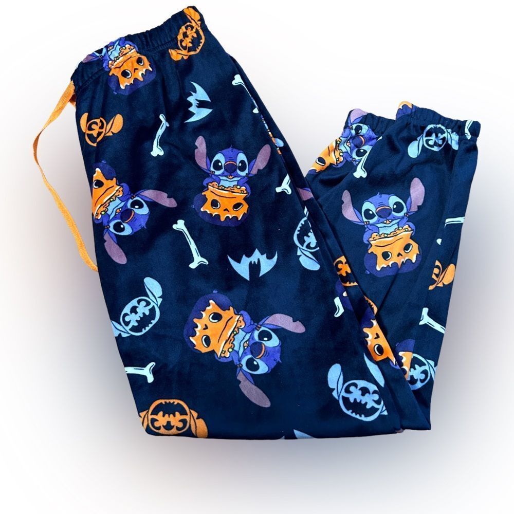 Women’s Disney Stitch Halloween Fleece Pajama Pants